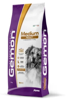 Gemon Pollo e Riso 15kg - Secco per Cani Taglia Media