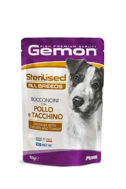 Gemon Senior Bocconcini Tacchino Per Cani 100g