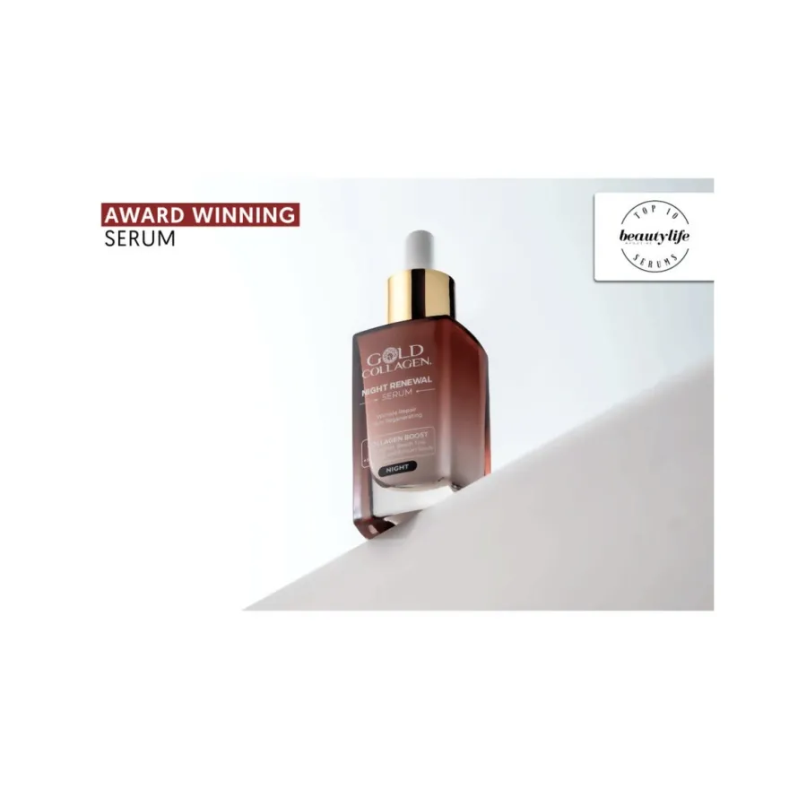 Gold Collagen Night Renewal Siero Viso 30ml