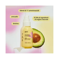 Goovi Nourish & Flourish Siero Ristrutturante Per Capelli 100ml