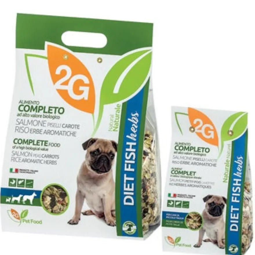 2G PET FOOD DIET FISH HERBS2KG
