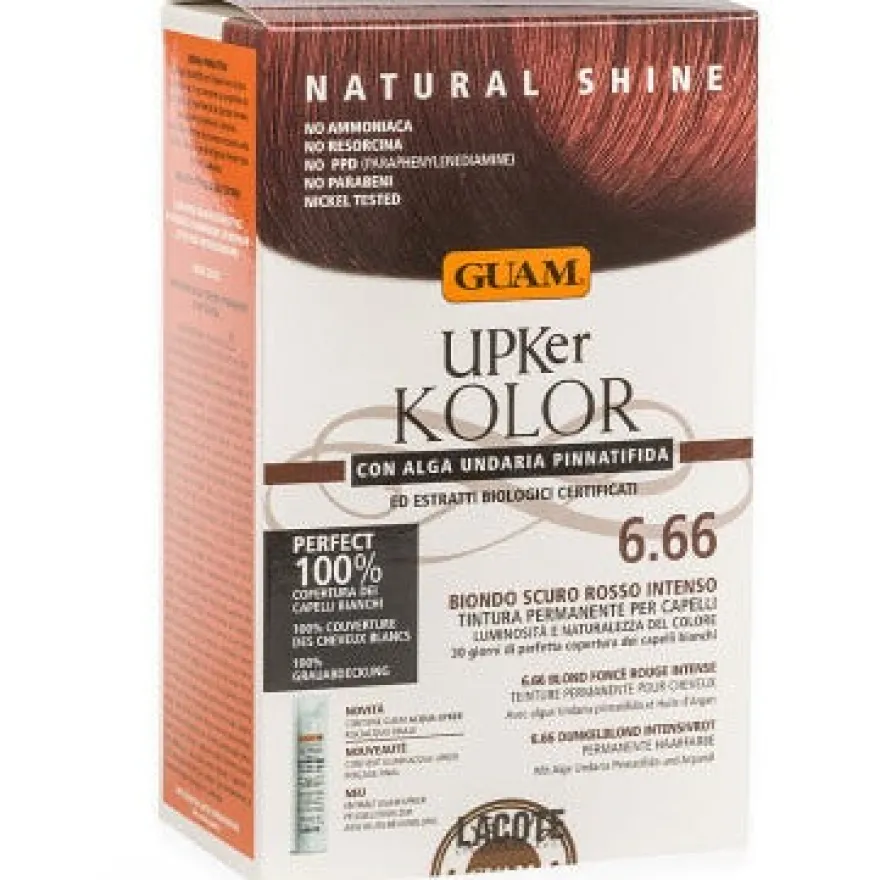 Guam Upker Kolor Tinta Capelli 6,6 Biondo Scuro Rosso Intenso