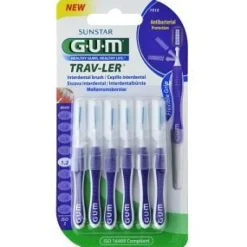 Gum Travler 1512 Scovolini 1,2 6 Pezzi