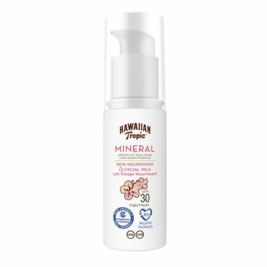 Hawaiian Tropic Mineral Face Lozione Solare Viso SPF30 50ml