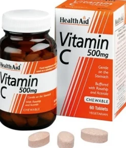 Health Aid Vitamin C 500mg 60 Compresse