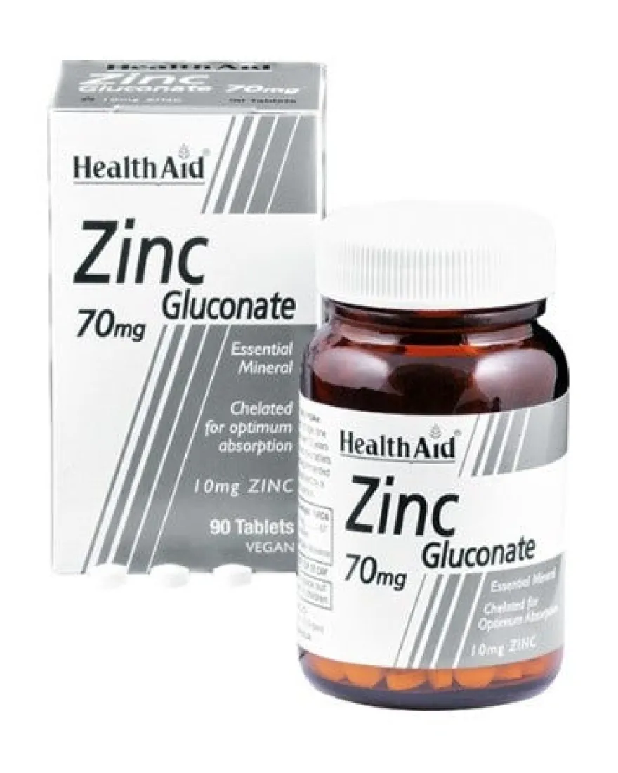 Health Aid Zinco Gluconato 90 Tavolette