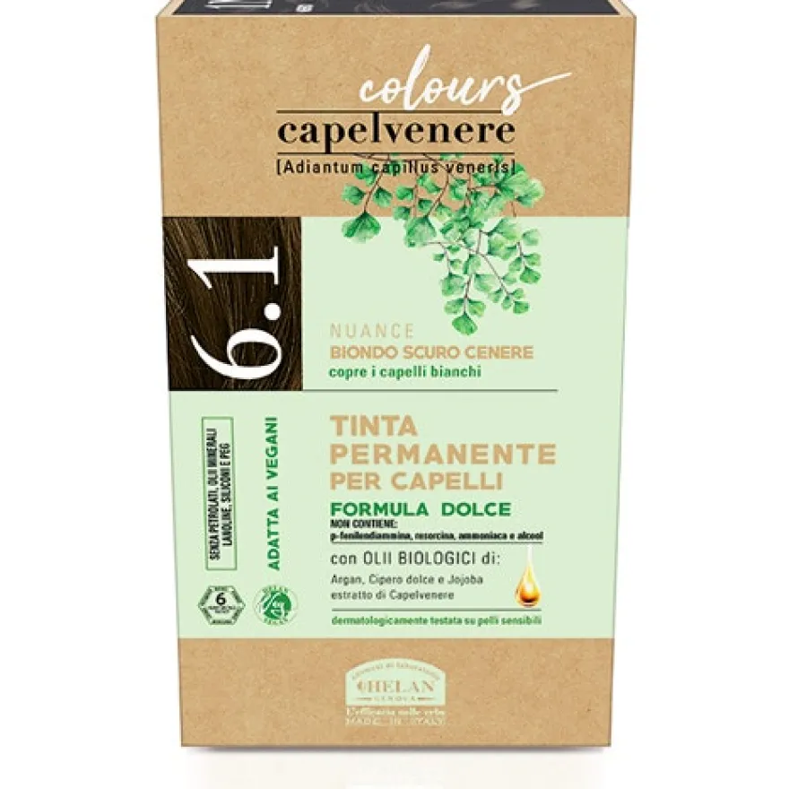 Helan Capelvenere Colours Tinta Capelli 6,1N Biondo Scuro Cenere