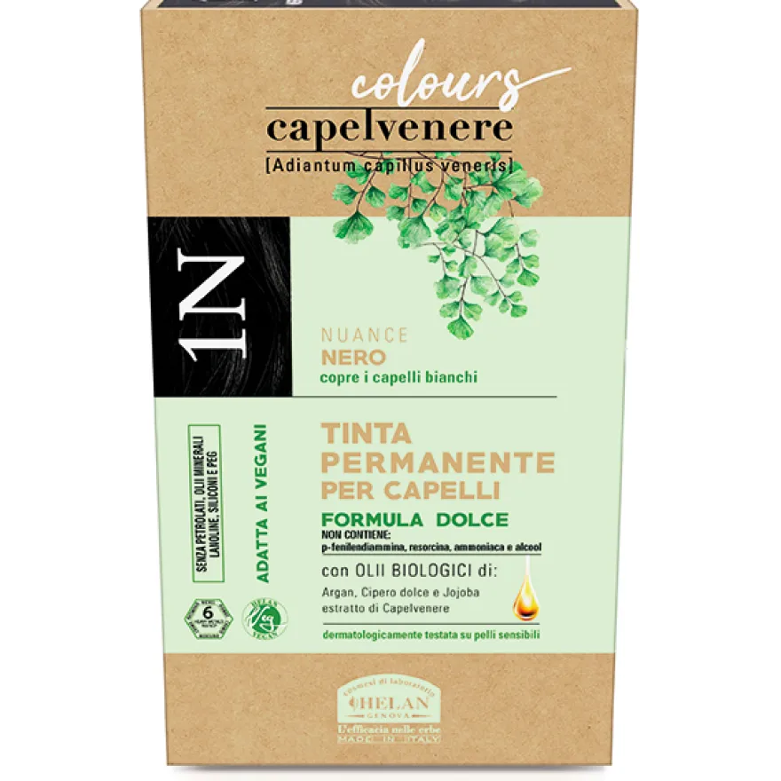 Helan Capelvenere Colours Tinta Capelli 1N Nero