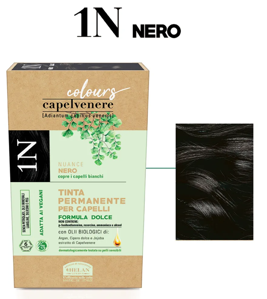 Helan Capelvenere Colours Tinta Capelli 1N Nero