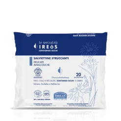 Helan Ireos Contorno Occhi 20 Salviettine Struccanti Delicate Analcoliche