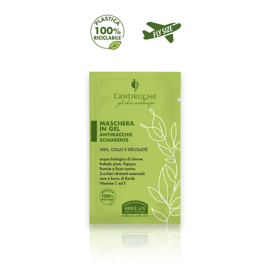 Helan L'Antirughe Maschera in Gel Antimacchie Schiarente 4x8ml