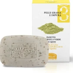 Helan Linea 3 Panetto Argilla Verde Pelle Grassa 100ml