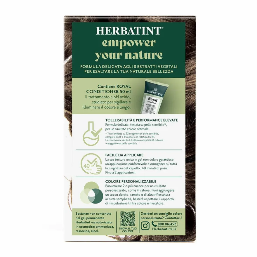 Herbatint Gel Colorante Permanente 7D Biondo Dorato 170ml