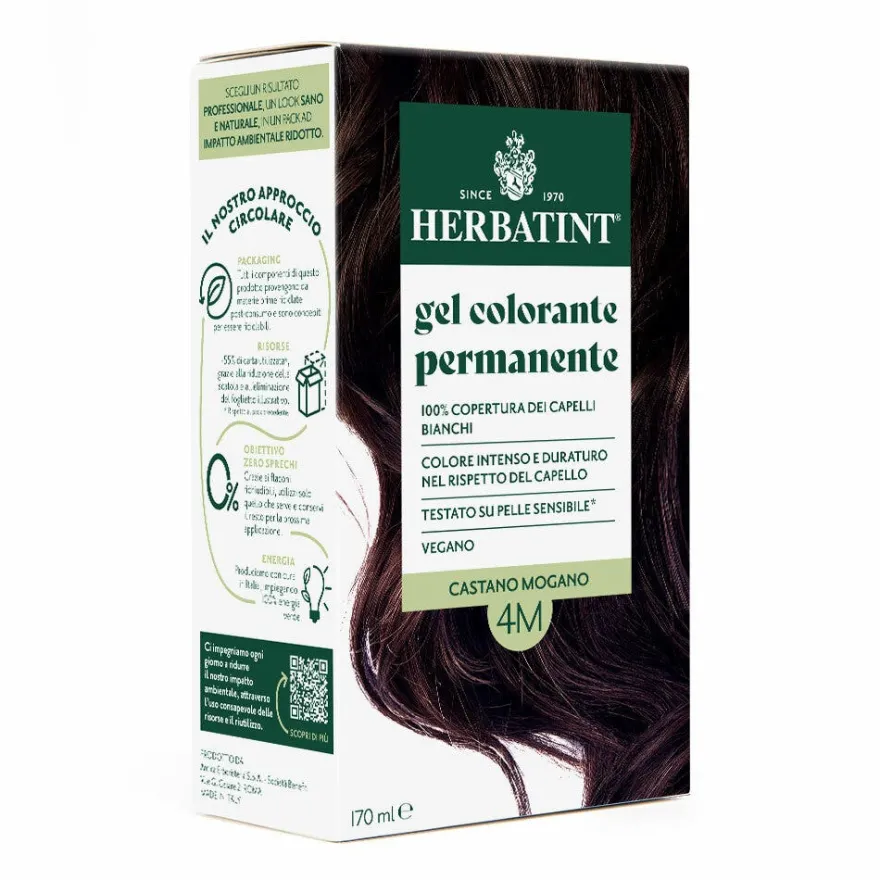 Herbatint Gel Colorante Permanente 4M Castano Mogano 170ml