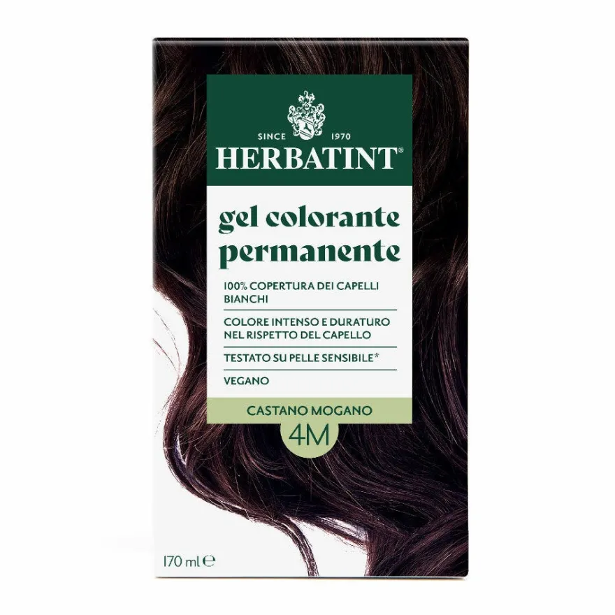 Herbatint Gel Colorante Permanente 4M Castano Mogano 170ml