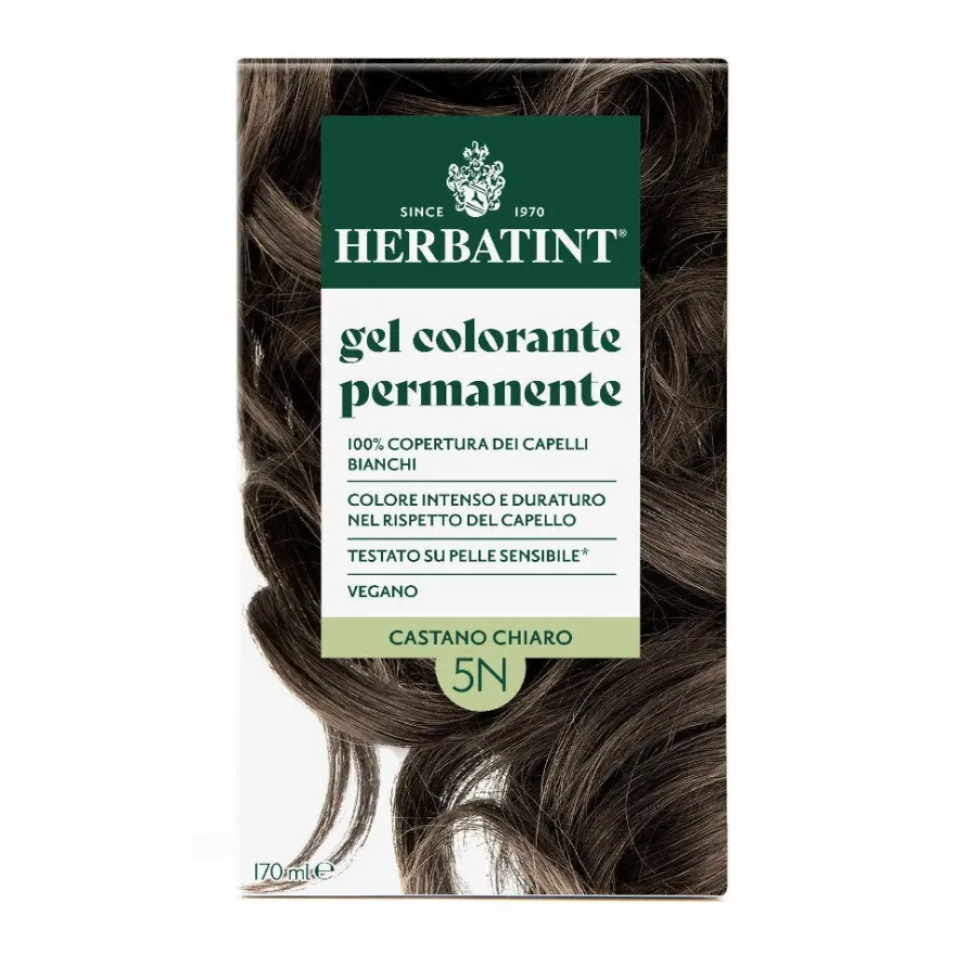Herbatint Gel Colorante Permanente 5N Castano Chiaro 170ml