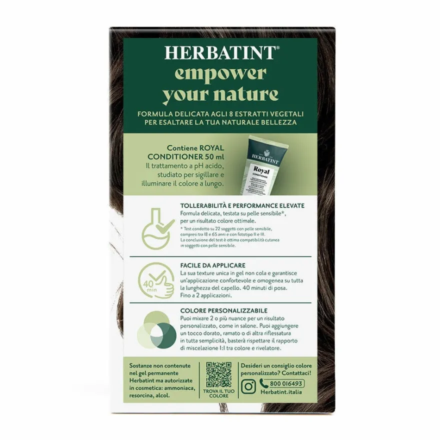Herbatint Gel Colorante Permanente 4N Castano 170ml