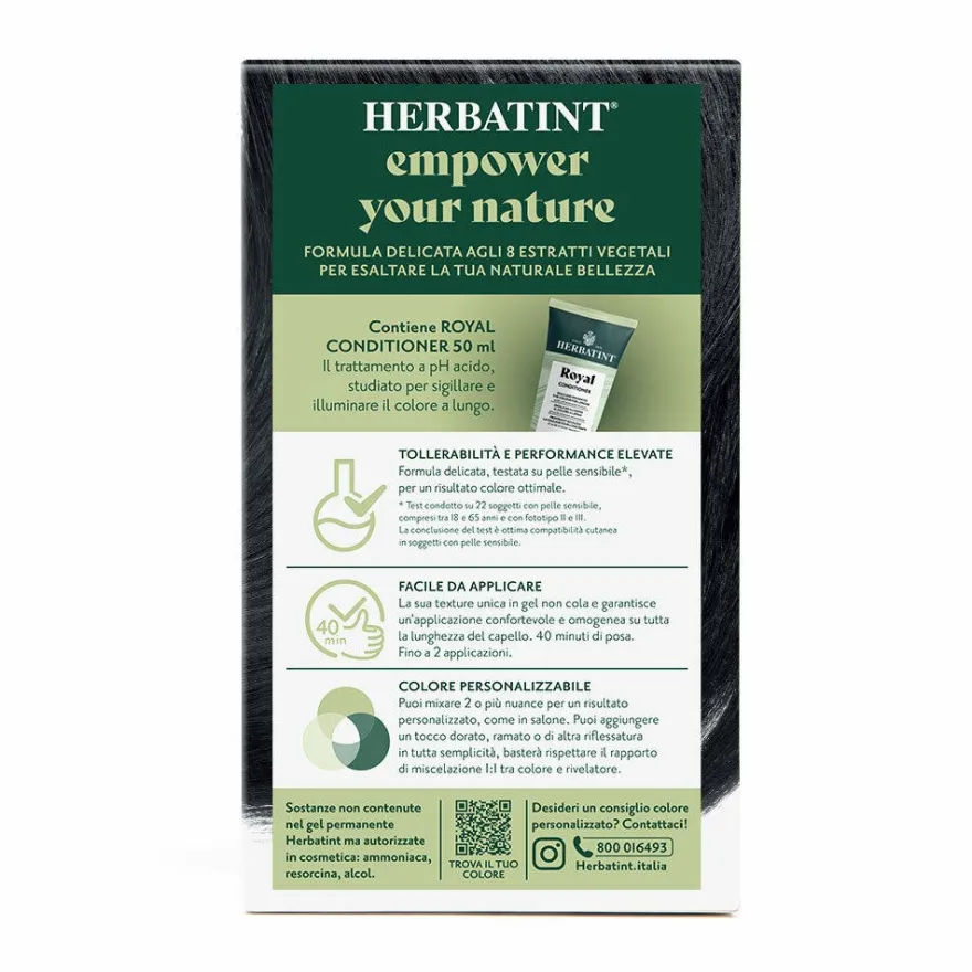 Herbatint Gel Colorante Permanente 1N Nero 170ml