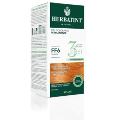 Herbatint Tintaura Per Capelli Gel Permanente FF6 Orange 3 Dosi 300ml