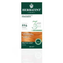 Herbatint Tintaura Per Capelli Gel Permanente FF6 Orange 3 Dosi 300ml