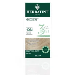 Herbatint Tintura Per Capelli Gel Permanente 10N Biondo Platino 3 Dosi 300ml