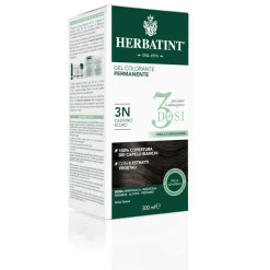 Herbatint Tintura Per Capelli Gel Permanente 3N Castano Scuro 3 Dosi 300ml
