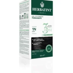 Herbatint Tintura Per Capelli Gel Permanente 1N Nero 3 Dosi 300ml
