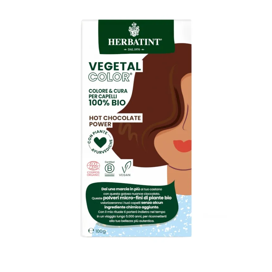 Herbatint Vegetal Color Hot Chocolate Power Cioccolato 100g