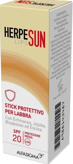 HerpeSun Stick Protettivo Per Labbra SPF 20 5ml