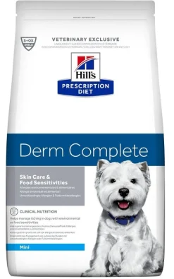 Hill's Prescription Diet Derm Complete Mini Crocchette Per Cani Sacco 6kg