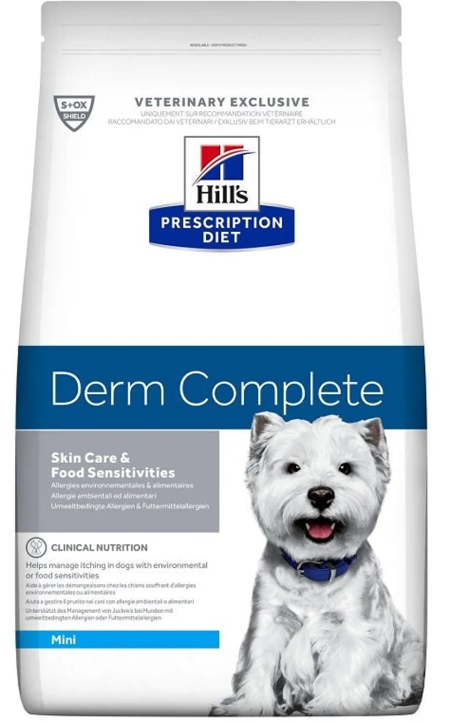 Hill's Prescription Diet Derm Complete Mini Crocchette Per Cani Sacco 6kg