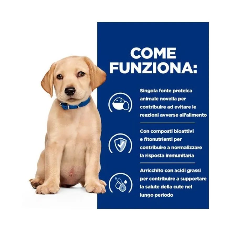 Hill's Prescription Diet Derm Complete Puppy Crocchette Per Cuccioli Sacco 1,5Kg