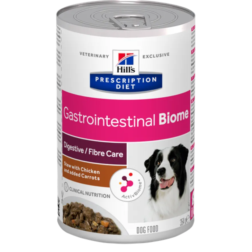 Hill's Prescription Diet Gastrointestinal Biome Spezzatino Per Cani Pollo E Carote Lattina 354g