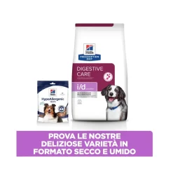Hill's Prescription Diet I/D Digestive Care Sensitive Crocchette Per Cani Con Uova/Riso Sacco 4kg