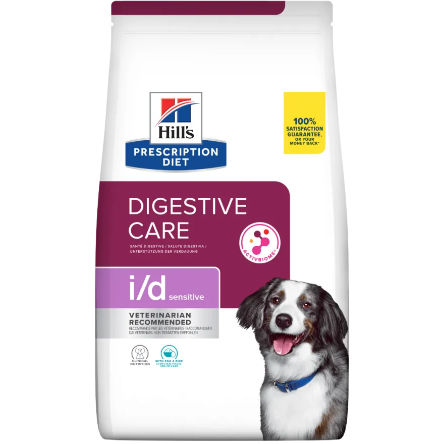 Hill's Prescription Diet I/D Digestive Care Sensitive Crocchette Per Cani Con Uova/Riso Sacco 4kg