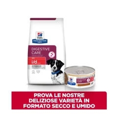 Hill's Prescription Diet I/D Digestive Care Stress Crocchette Per Cani Con Pollo Taglia Mini Sacco 6kg