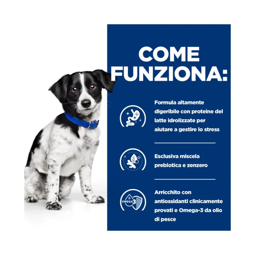 Hill's Prescription Diet I/D Digestive Care Stress Crocchette Per Cani Con Pollo Taglia Mini Sacco 6kg