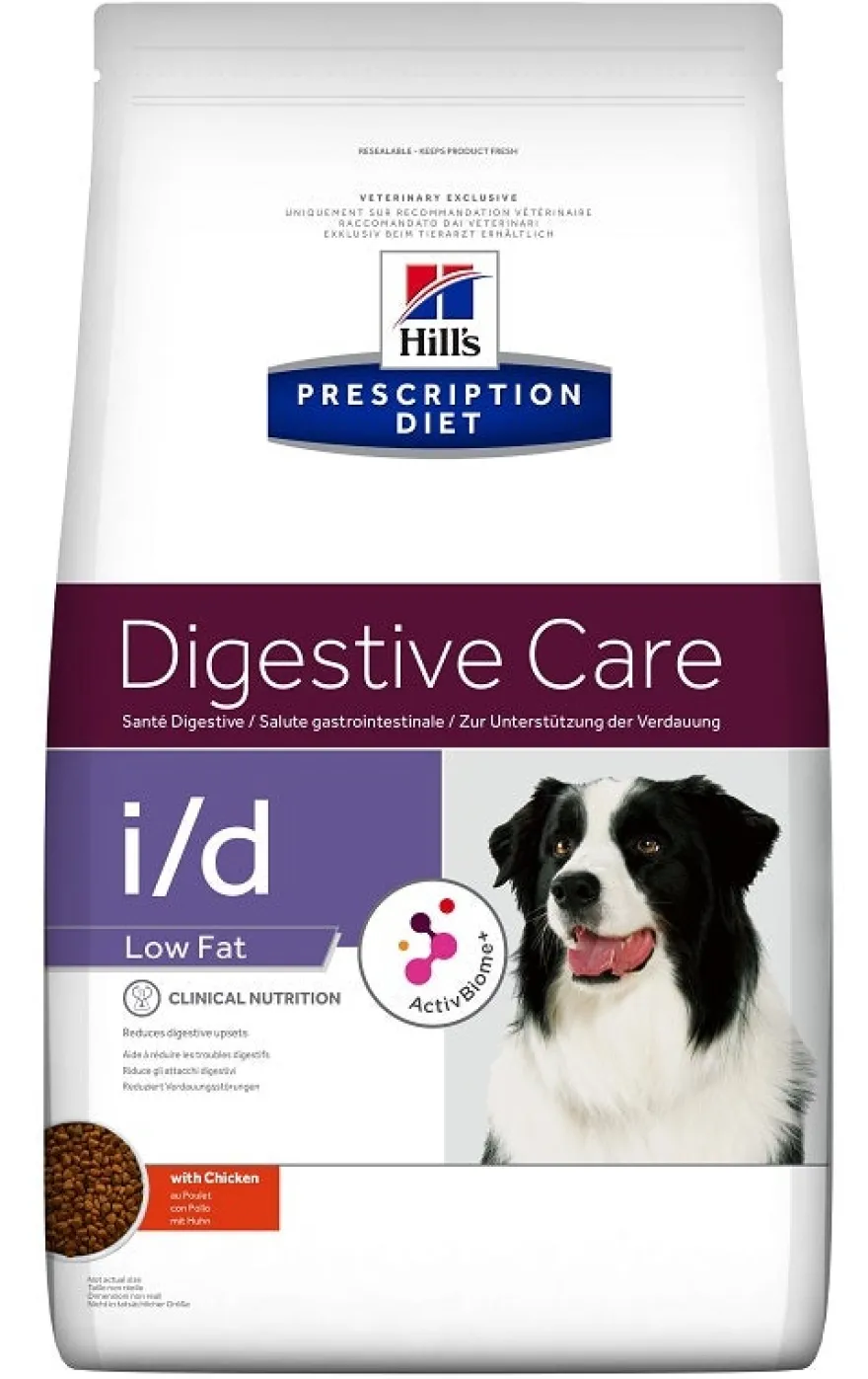Hill's Prescription Diet I/D Low Fat Crocchette Al Pollo Per Cani Sacco 1,5kg