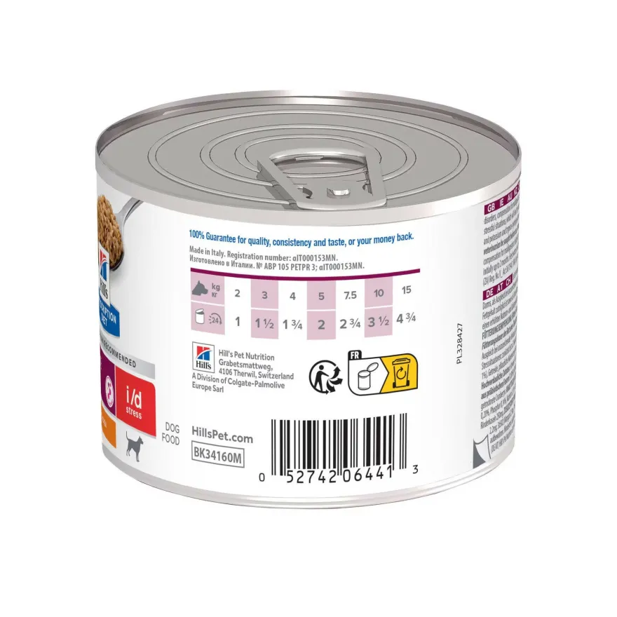 Hill's Prescription Diet i/d Stress Digestive Care Mini Cibo Umido Per Cani Adulti Taglia Mini 200g
