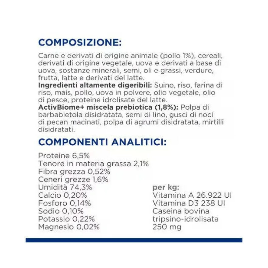 Hill's Prescription Diet i/d Stress Digestive Care Mini Cibo Umido Per Cani Adulti Taglia Mini 200g