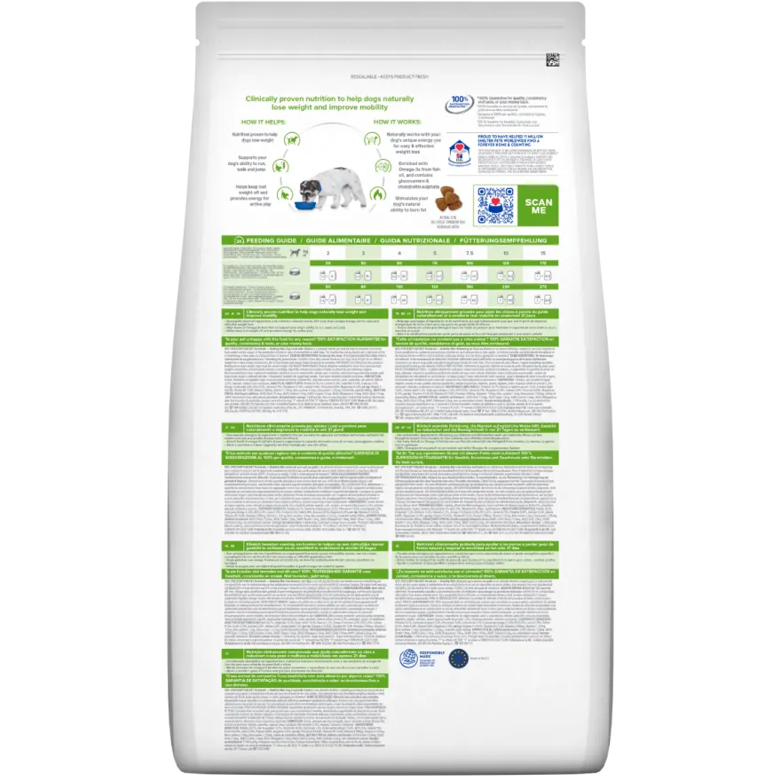 Hill's Prescription Diet J/D Metabolic+Mobility Crocchette Per Cani Taglia Mini Sacco 6kg