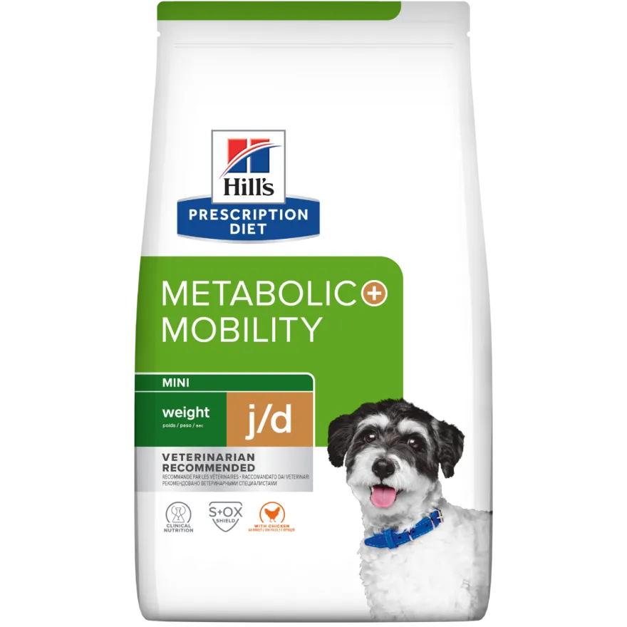 Hill's Prescription Diet J/D Metabolic+Mobility Crocchette Per Cani Taglia Mini Sacco 1kg