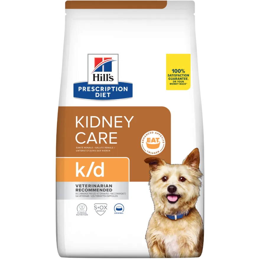 Hill's Prescription Diet K/D Kidney Care Crocchette Original Cani Sacco 12kg