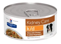 Hill's Prescription Diet K/D Renal Cane Pollo e Verdure Lattina 156g