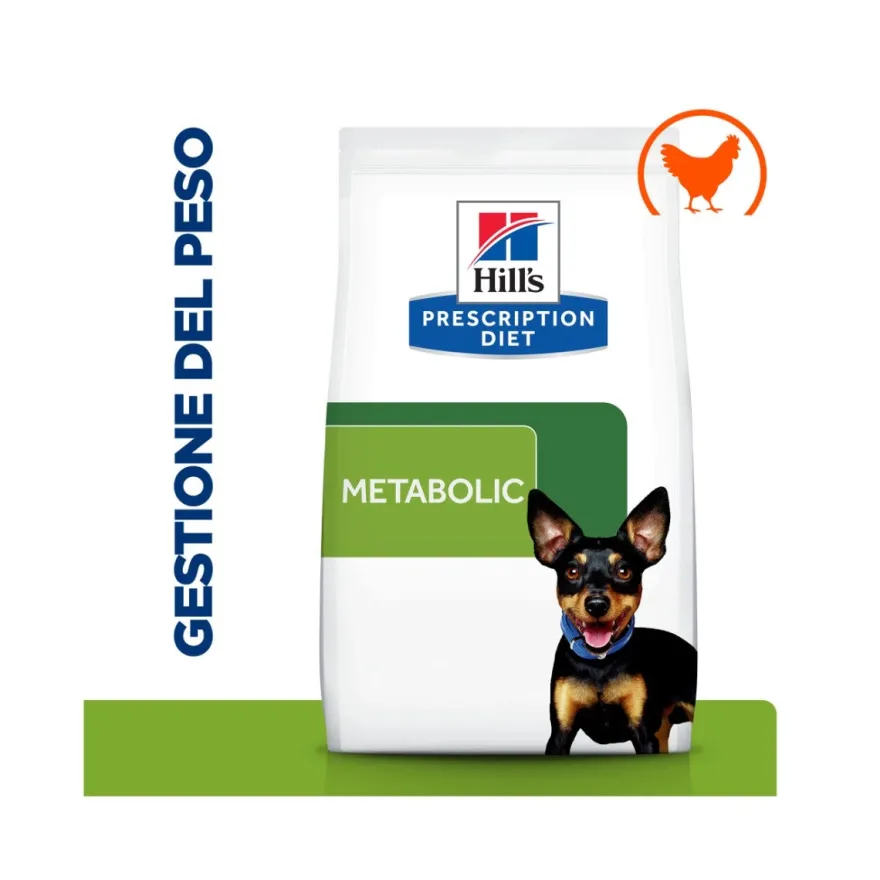 Hill's Prescription Diet Metabolic Crocchette Al Pollo Per Cani Taglia Mini Sacco 3kg