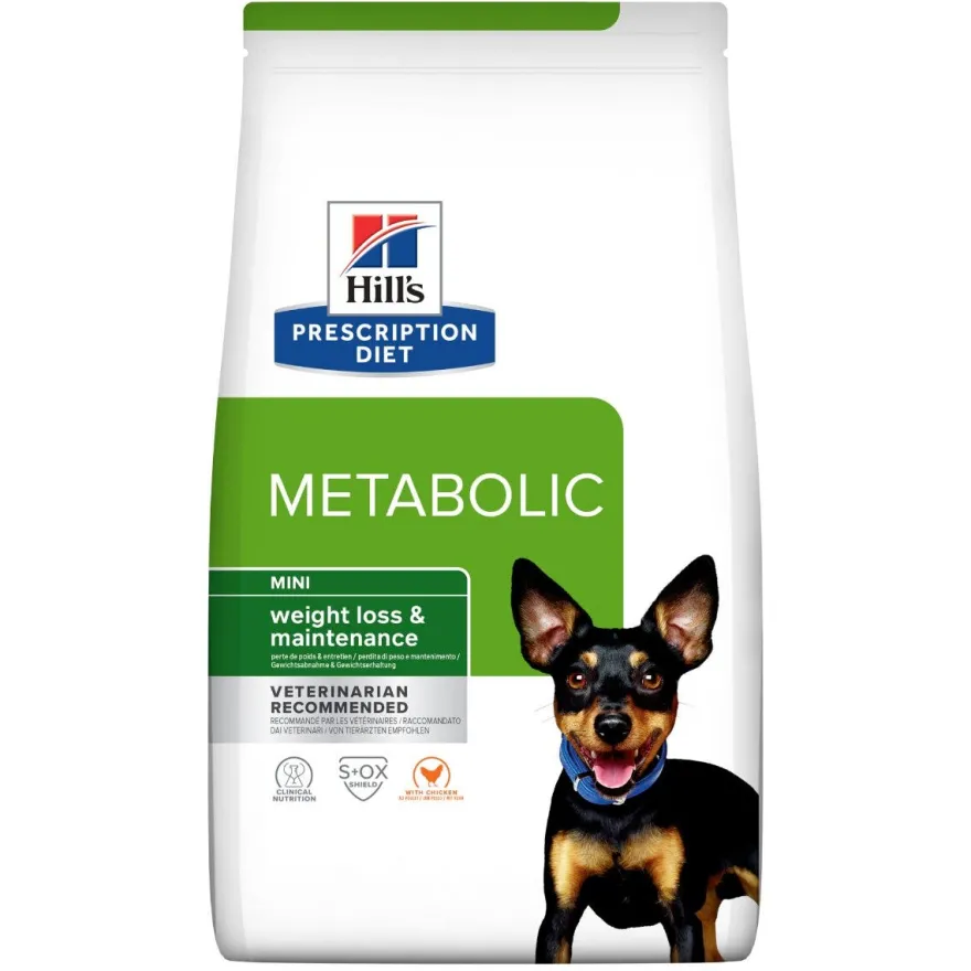 Hill's Prescription Diet Metabolic Crocchette Al Pollo Per Cani Taglia Mini Sacco 3kg
