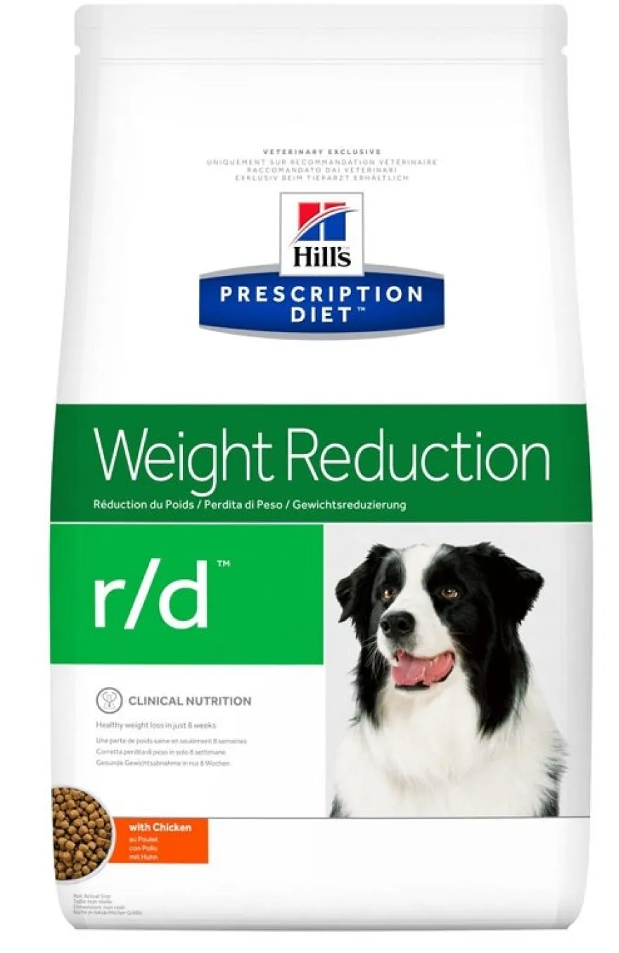 Hill's Prescription Diet R/D Weight Reduction Crocchette Pollo Per Cani Sacco 12kg
