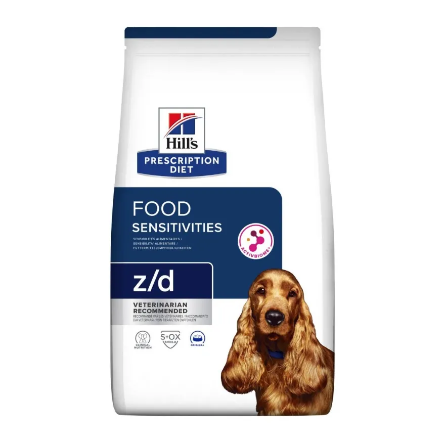 Hill's Prescription Diet Z/D Food Sensitivities Crocchette Original Cani Sacco 3kg