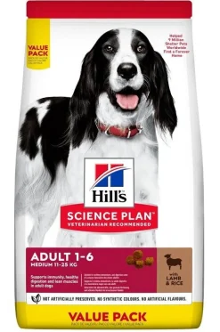 Hill's Science Plan Adult 1-6 Medium Lamb & Rice 2,5kg