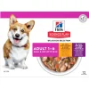 Hill's Science Plan Adult 1-6 Spezzatino Pollo/Manzo E Verdure Per Cani Adulti Taglia Piccola/Mini Bustine 12x80g